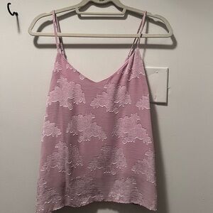 Pink Lace Camisole